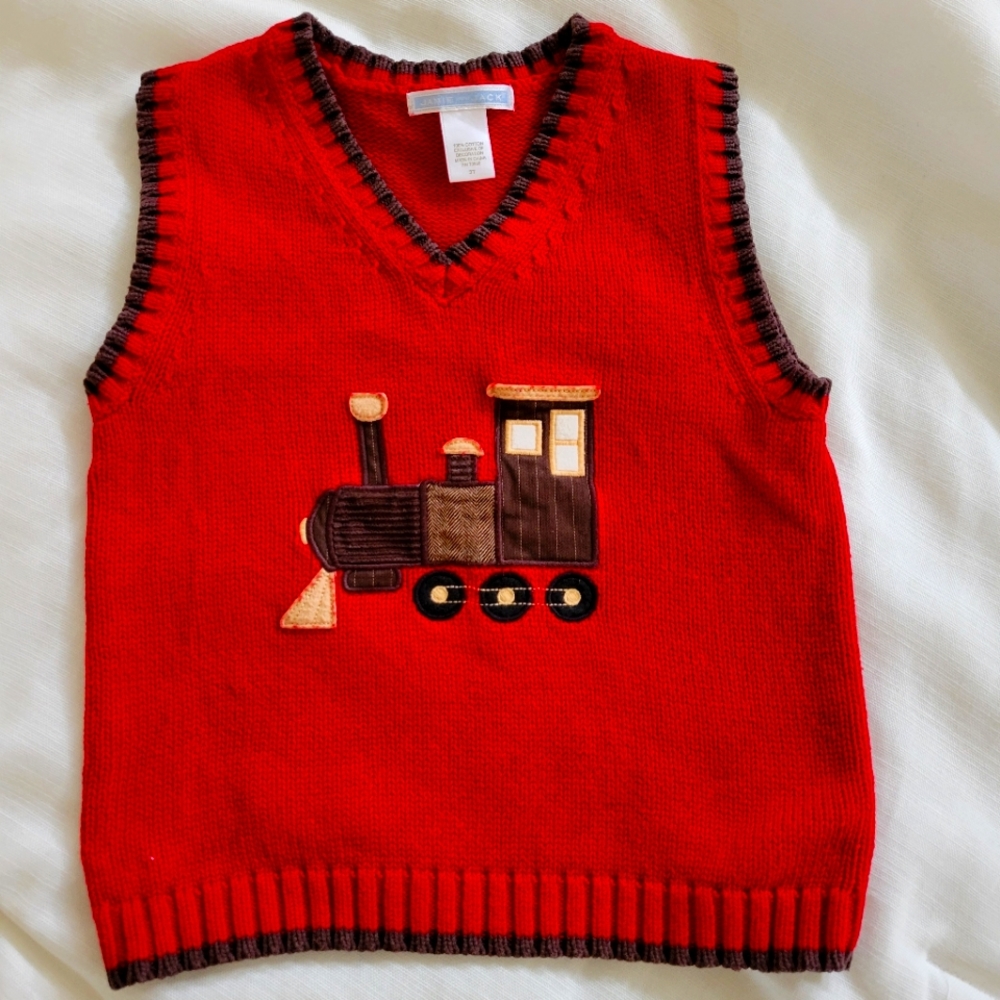 Janie and Jack toddler boy vest 3t